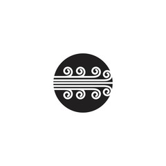 Wind vector icon design illustration