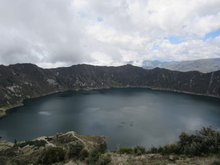 Obraz premium QUILOTOA. ECUADOR