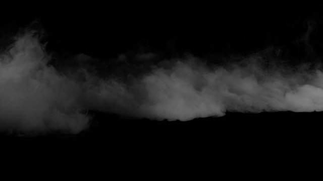 Mystery atmospheric fog, waves cloud of smoke, mist or dry ice. VFX