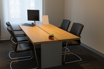 Modern Office Interior in Switzerland.