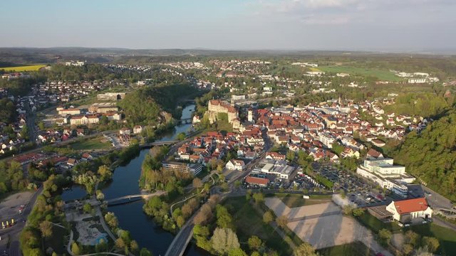Sigmaringen aus der Luft | Luftvideo von Sigmaringen