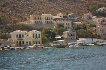 Greek ancient architecture. Rhodes island. Summer vacation. Euro-trip.
