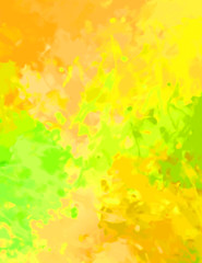 Brushed Painted Abstract Background. Brush stroked painting. Artistic vibrant and colorful wallpaper..