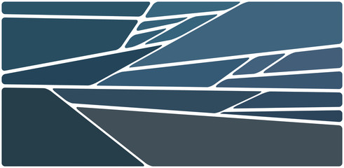 Colorful illustration with blank white space. Abstract geometric pattern. Mosaic background. Geometrical multicolored shapes.