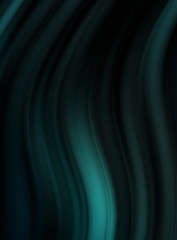 Colorful smooth lines on black background. Liquid and fluid vibrant color waves flowing in the dark. Graphic illustration for wallpaper, banner, background, card, book, cover, poster, banner, brochure
