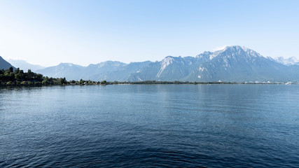 LAKE GENEVA VIEW FROM MONTREUX