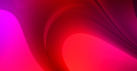 Abstract background. Colorful wavy design wallpaper. Creative graphic 2d illustration. Trendy fluid cover with dynamic shapes flow.