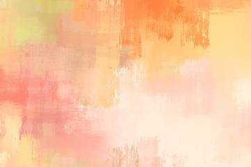 Background with crossed wild brush strokes. Colorful and vibrant illustration. Painted art. Creative abstract painting.