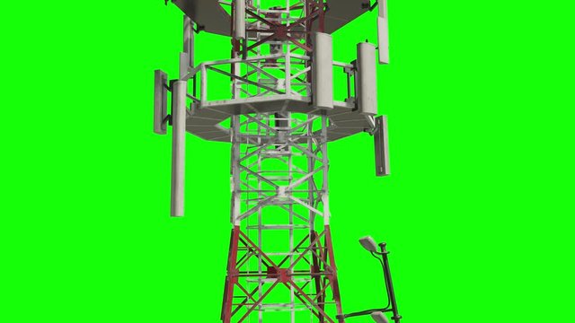 Advanced Antenna Systems for 5G on green screen with Alpha channel