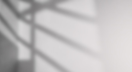 Abstract Blurred background, white-gray background with reflective walls For the design and layout of the book as wallpaper, computer screen background