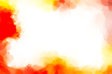 Obraz premium Watercolor strokes on surface. Artistic background image. Abstract painting on canvas. Brushstrokes. Contemporary art. Colorful texture of hand made artwork. Modern painting.