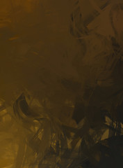 2D illustration of colorful brush strokes. Decorative texture painting. Vibrant paint pattern backdrop.