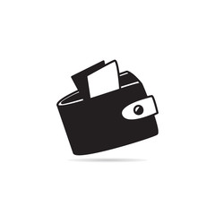 money and wallet icon vector illustration