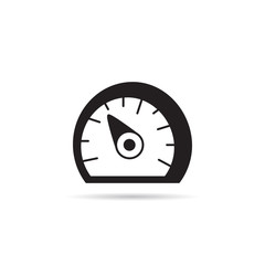 internet speedometer icon on white background vector