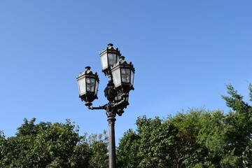 old street lamp