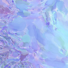Soft watercolor wallpaper. Artistic painting with softly brushed colors. Pastel colors dabbed background. Painted abstract wall art.
