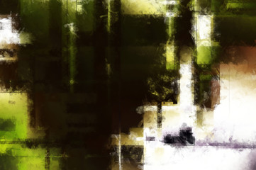 Modern art. Colorful contemporary artwork. Color strokes of paint. Brushstrokes on abstract background. Brush painting. Unique wall art.