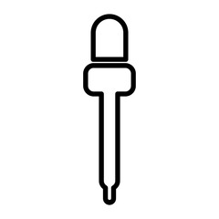 Medicine pipette icon