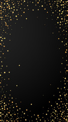 Gold stars luxury sparkling confetti. Scattered sm