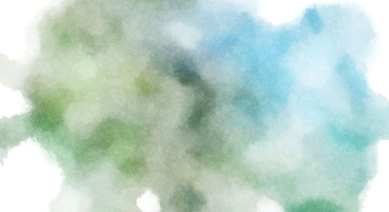Watercolor painted background. Abstract Illustration wallpaper. Brush stroked painting. 2D Illustration.