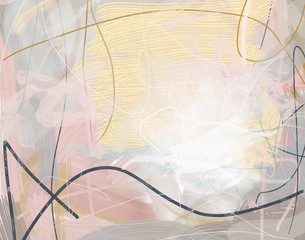 Abstract digital colorful painting background. Drawed with high-quality pastel colors for you design background.