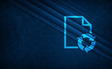 Document process icon natural sky light abstract dark blue background stripes pattern illustration