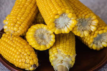 corn swings on the table