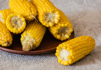 corn swings on the table