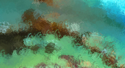 Brushed Painted Abstract Background. Brush stroked painting. Artistic vibrant and colorful wallpaper.