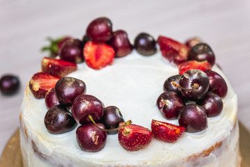 Homemade tasty cake