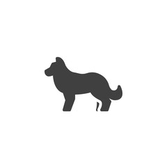 Fox, animal vector icon. filled flat sign for mobile concept and web design. Fox side view glyph icon. Symbol, logo illustration. Vector graphics