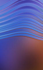 Beautiful sophisticated background. Minimalist design with colorful shapes and lines. Cool simple abstract wallpaper. 2D illustration graphic with minimal swirly pattern.