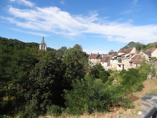 Fototapeta na wymiar Gargilesse, Indre, Centre Val de Loire, France, Plus beau Village de France, Georges Sand