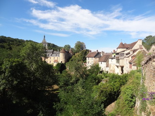 Fototapeta na wymiar Gargilesse, Indre, Centre Val de Loire, France, Plus beau Village de France, Georges Sand