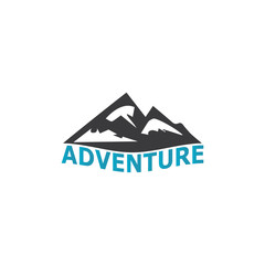 Fototapeta na wymiar Mountain icon Logo