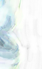 Contemporary art. Hand made painting. Modern artwork. Painting with brushstrokes of watercolor on surface. 2d illustration. Artistic background image. Abstract painting on canvas. Colorful texture.