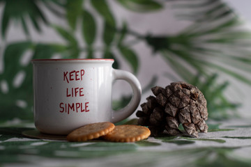 desayuno con mensaje