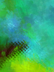 Modern art. Colorful contemporary artwork. Color strokes of paint. Brushstrokes on abstract background. Brush painting.