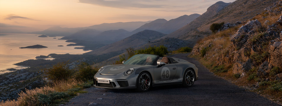 Porsche 911 Speedster On The Road