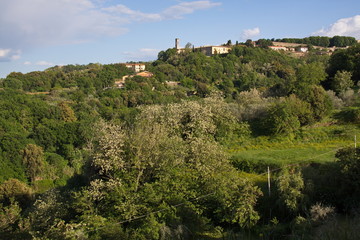 Obraz premium View of Volterra, Province of Siena, Tuscany, Italy, Europe 
