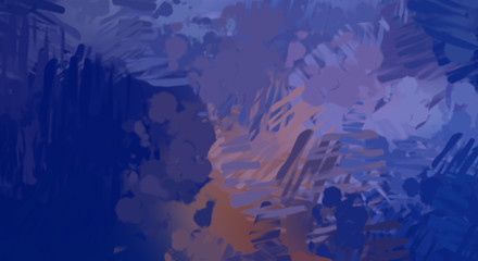 Brushed Painted Abstract Background. Brush stroked painting. Strokes of paint. 2D Illustration.