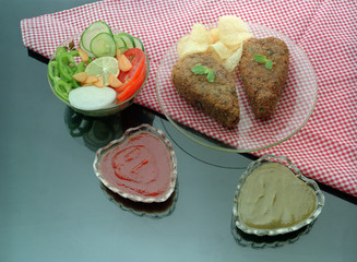 North Indian evening snack potato cutlets