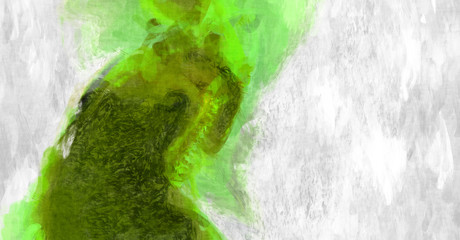 Rough brushstrokes on abstract background. Brush painting. Color strokes of paint. Unique wall art. Modern art on canvas. Colorful contemporary artwork.