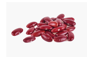 Red bean isolated on white background