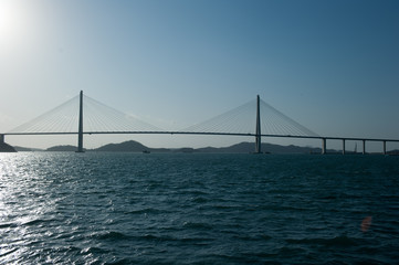 Wonderful view of the grand bridge