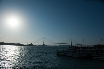 Wonderful view of the grand bridge