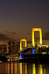 レインボーブリッジの夜景