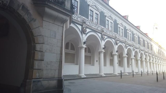 Dresden Zwinger Schloss Stallhof Sachsen Deutschland