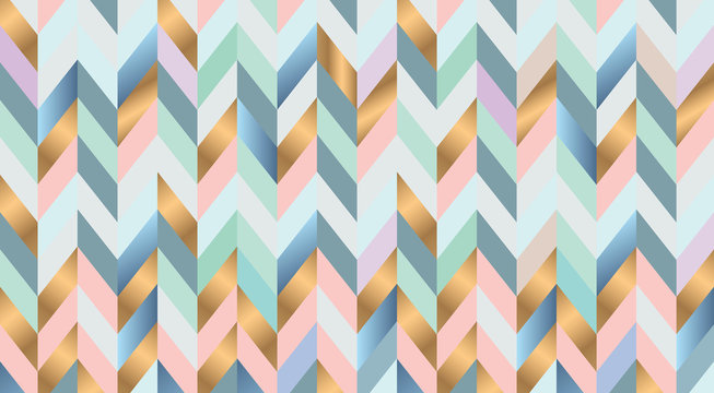 Vector herringbone pattern. herringbone pattern with blue and gold colour.  Blue abstract  vector pattern. 