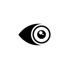 eye icon logo vector template